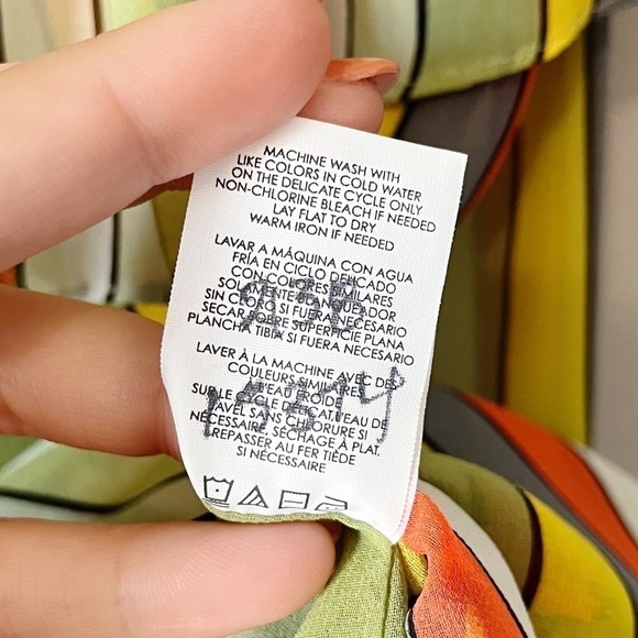 CAbi #5389 Maravilla Carnival Striped Off-the-Shoulder Top Colorful Size Medium - Picture 14 of 14